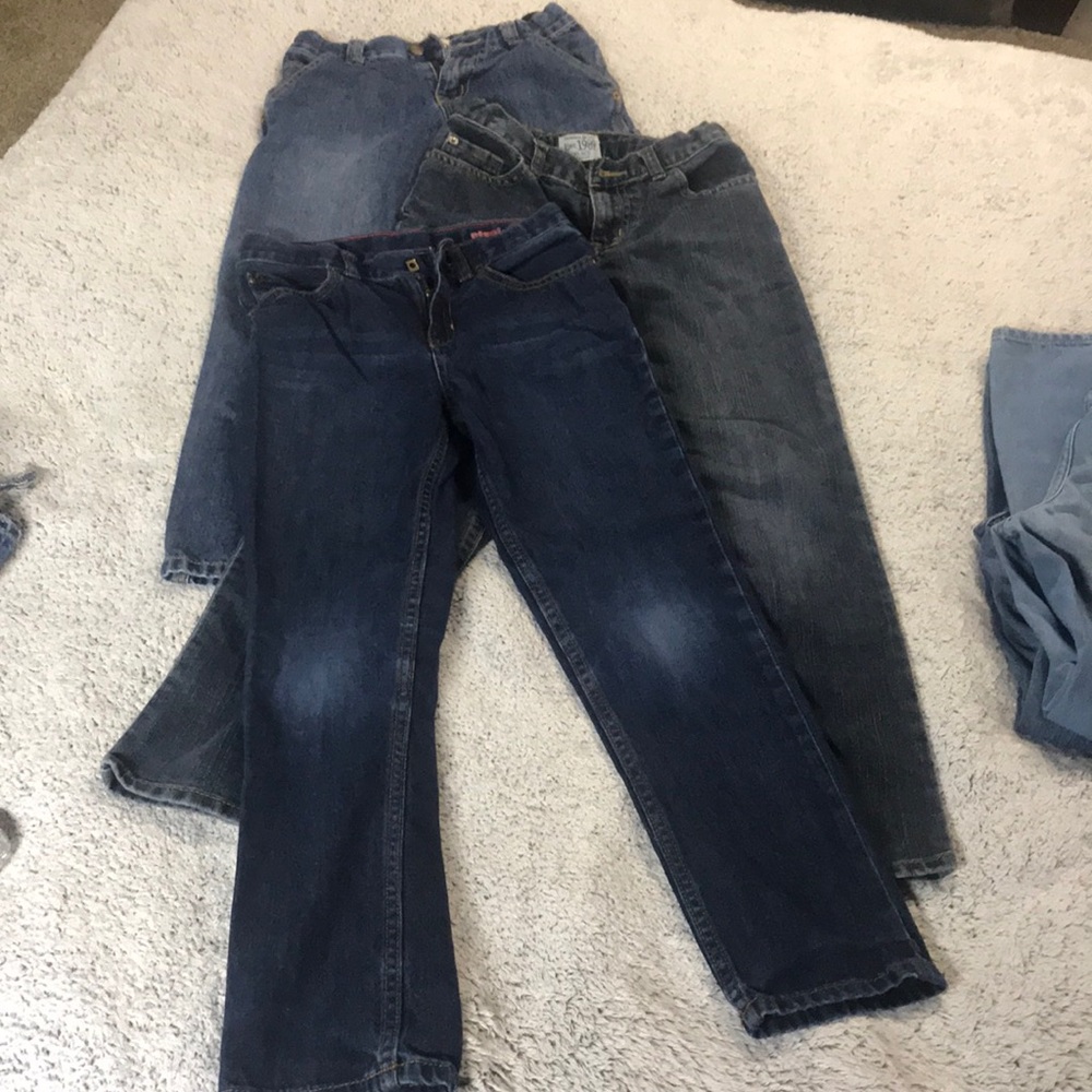 Boys jeans size 8 regular, lot of 3